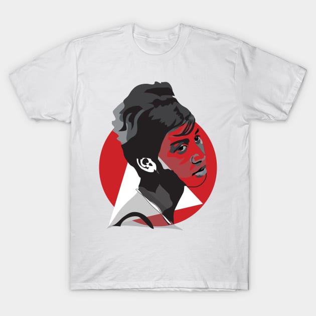 Aretha Franklin T-Shirt by annamckay